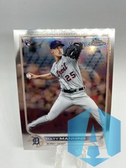 2022 Topps Chrome Base #57 Matt Manning - Detroit Tigers RC